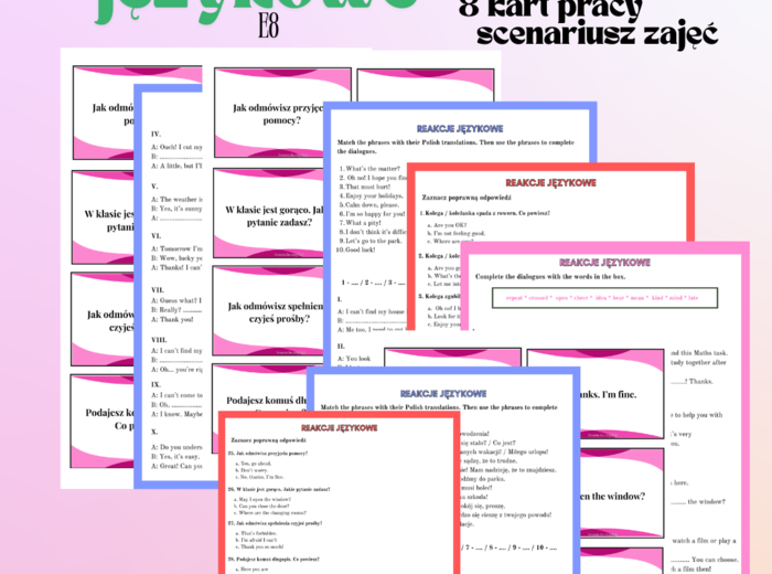 Reakcje językowe E8