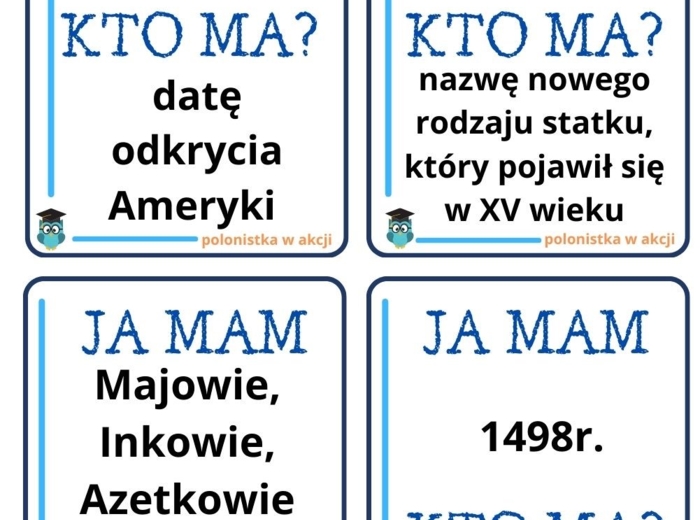 KTO ma? JA mam. Historia dla klasy 6