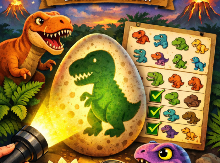 Dzień Dinozaura - zagadki z latarką