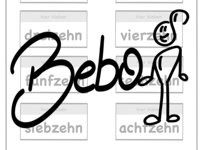 Zahlen 1-12 und 11-20