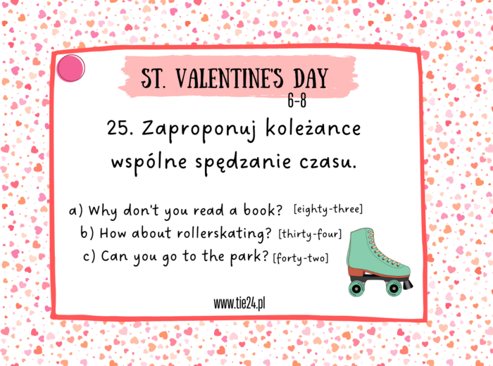 Valentine's Day - colour coding