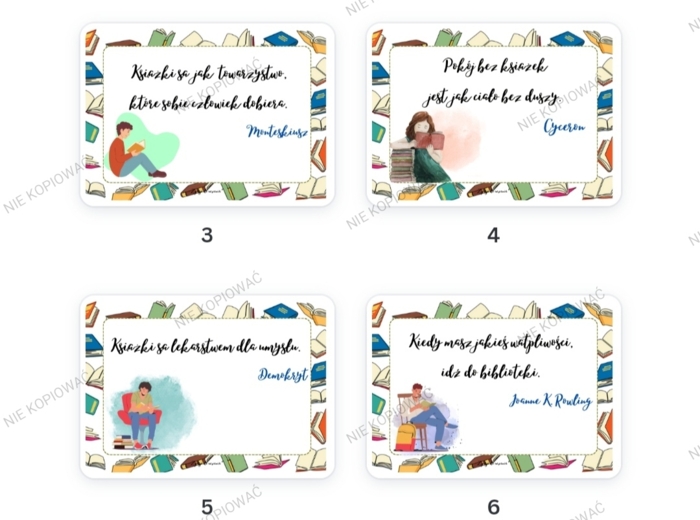 Czytanie książek - zalety, wartości - zbiór cytatów o książkach pdf