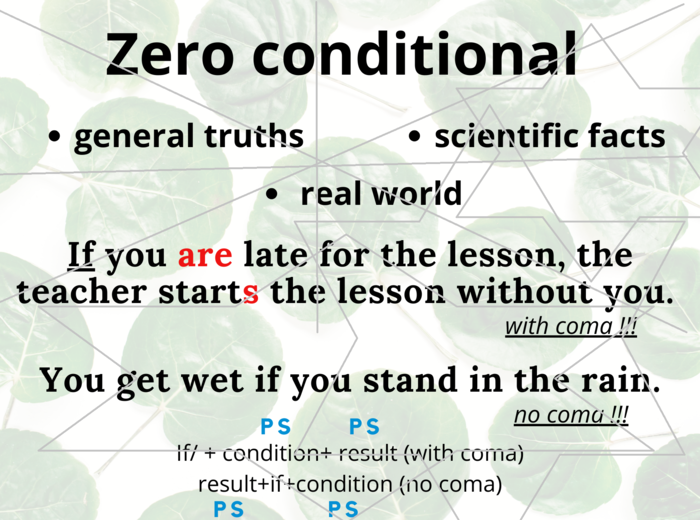 Zero Conditional and First Conditional wklejka