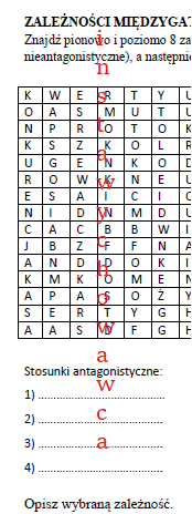 Zależności międzygatunkowe