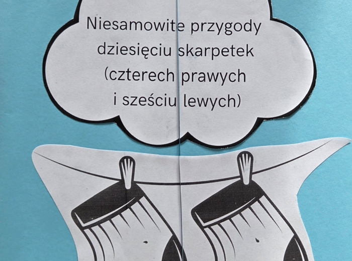 Lapbook – „Niesamowite przygody dziesięciu skarpetek” + test ze znajomości lektury + kod QR do testu