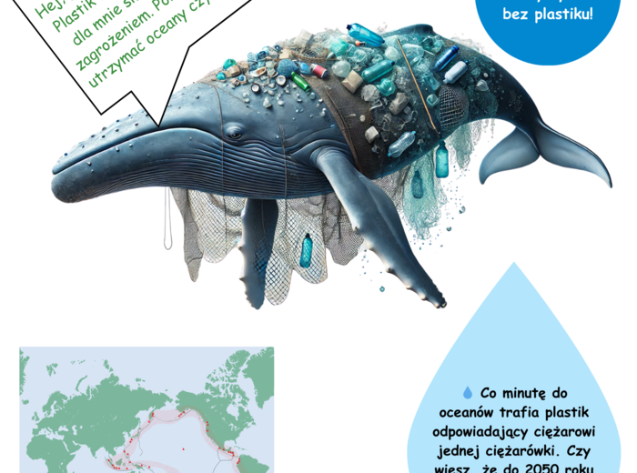 Plakaty o ochronie zagrożonych gatunków zwierząt i roślin.