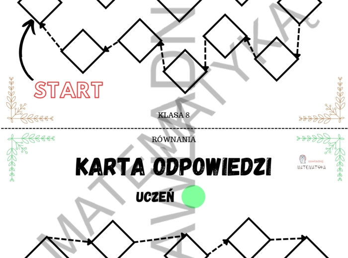 Stacje zadaniowe – równania