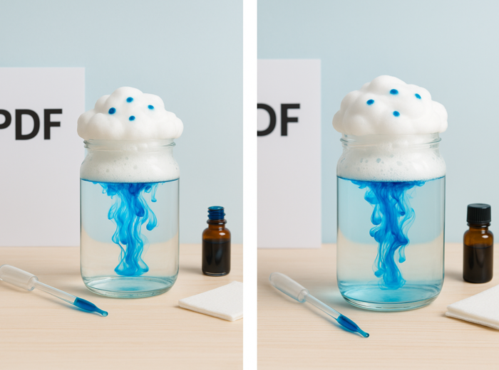 „Burza w Słoiku” — prosty eksperyment