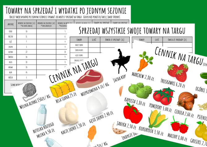 Ułamki dziesiętne. Projekt matematyczny: Stwórz własną Farmę - Nauczanie Oparte na Projektach (PBL) dla kl.5-8