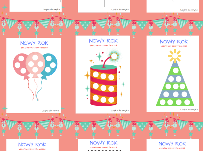 Nowy Rok - karty pracy