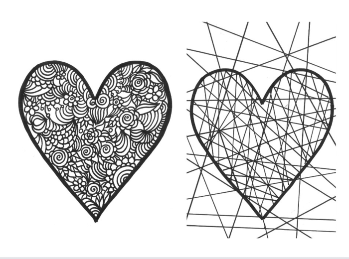 Serce - kolorowanka walentynki i nie tylko