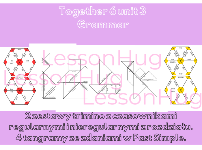 Together 6 unit 3 grammar trimino&tangrams