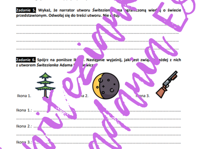E8 „Świtezianka" *ZBIÓR ZADAŃ EGZAMINACYJNYCH* – wymagania 2024/2025 i 2025/2026