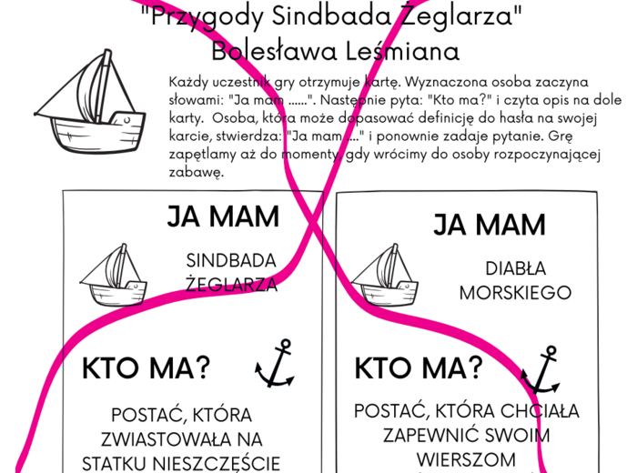 Ja mam, kto ma? "Przygody Sindbada Żeglarza" Bolesława Leśmiana
