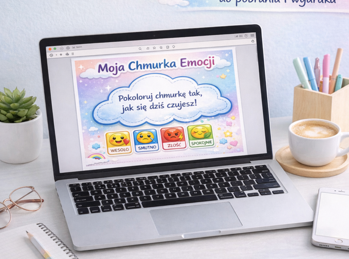 Chmurka emocji - karta pracy