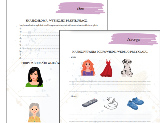 Brainy 4 unit 4 karty pracy słownictwo + gramatyka