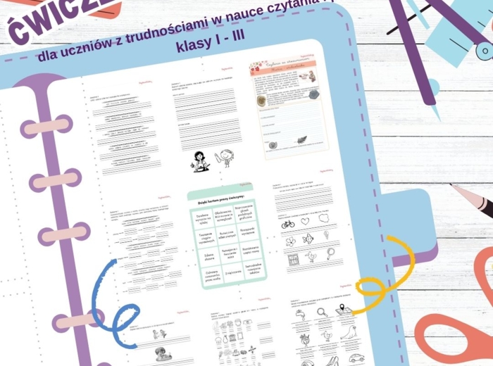 Ćwiczenia wyrównawcze dla uczniów z trudnościami w nauce czytania i pisania klasy 1-3