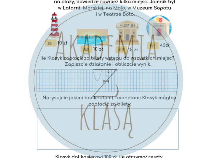 PAKIET dla klas 1, 2, 3 – STACJE ZADANIOWE – WAKACYJNA PRZYGODA Z KLASYKIEM