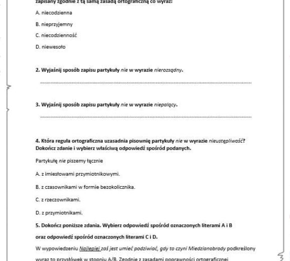 Gramatyka - małe repetytorium