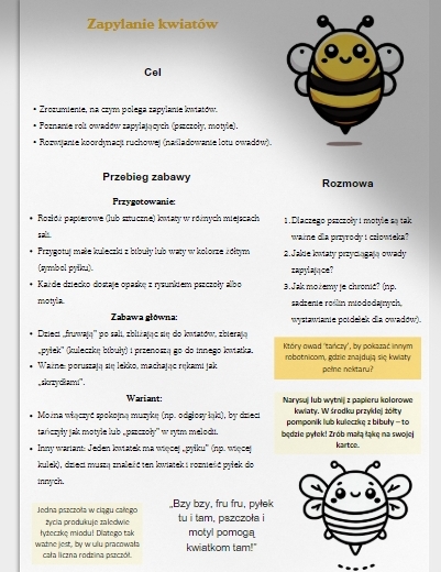 Zabawy w udawanie różnych gatunków zwierząt i poznawanie ich zwyczajów