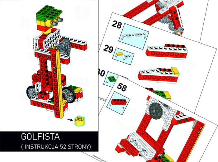 Instrukcja Golfista robotyka dla dzieci, LEGO ® Education Maszyny Proste (nr 9689), simple machines set
