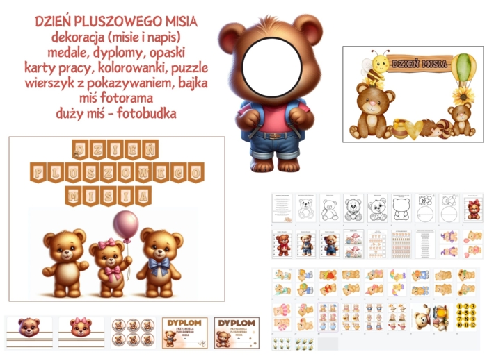 DZIEŃ PLUSZOWEGO MISIA zestaw (pdf)
