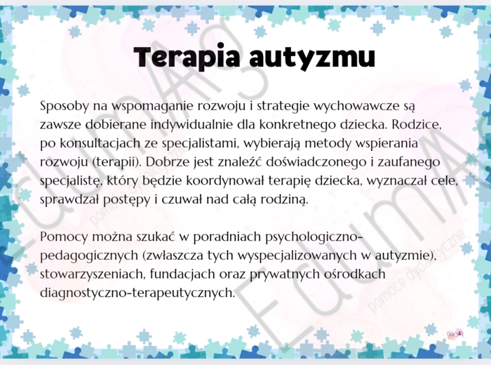 2 kwietnia Światowy Dzień Świadomości Autyzmu