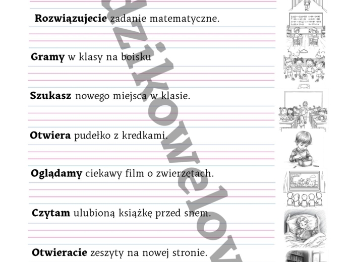 Czasownik- odmiana przez osoby i liczby