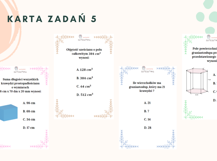 KARTA ZADAŃ 5