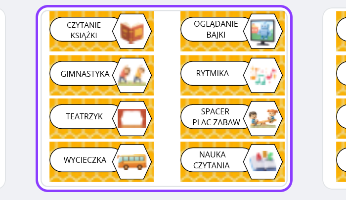 Plan dnia Grupa Pszczółki