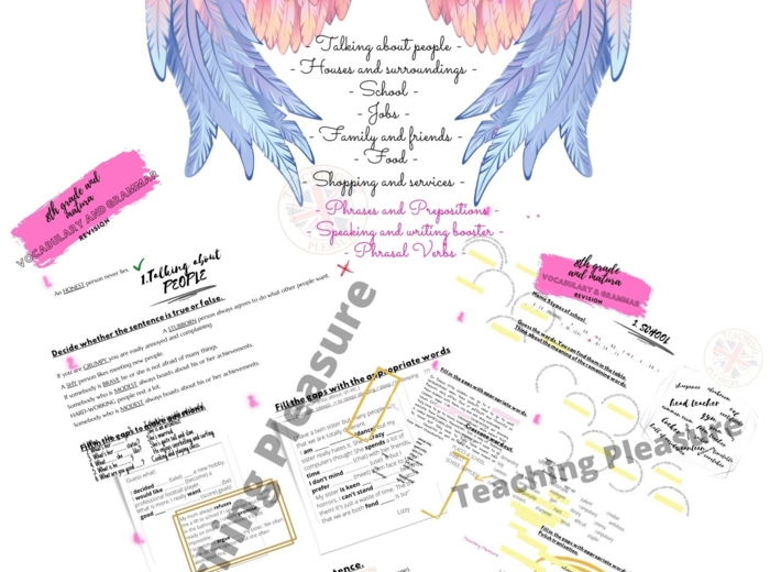 Egzamin ósmoklasisty - resource book: With Flying Colours! 1,2 by Teaching Pleasure