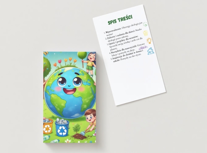 Dlaczego ekologia jest ważna? Segregacja śmieci. Kolorowanka. Quiz. Tydzień bez plastiku. Kompostownik. Pomysły na akcje w szkole. Jak działa recykling?