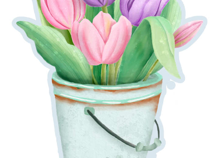 DEKORACJA dwustronna - WIOSNA