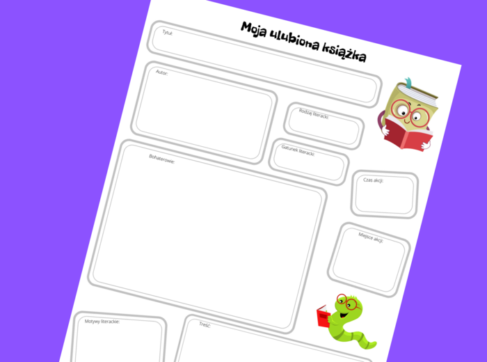 Moja ulubiona książka - raport z czytelni - wersja 1