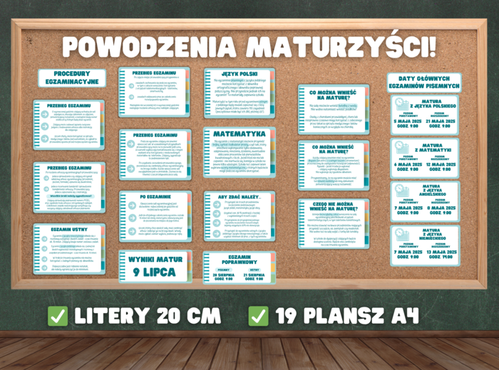 EGZAMIN MATURALNY - NAJWAŻNIEJSZE INFO Gazetka szkolna