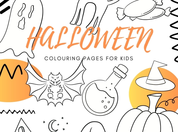 Halloween. Kolorowanka.