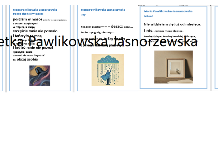 2025 - rok Pawlikowskiej-Jasnorzewskiej. Kolorowa gazetka.