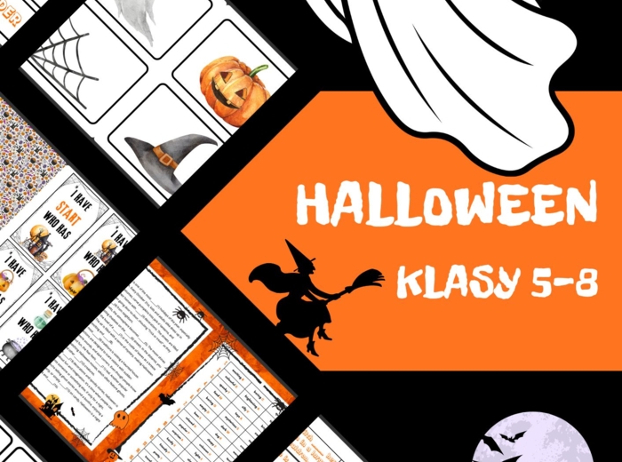 Halloween dla klas 4-8 (j.angielski)