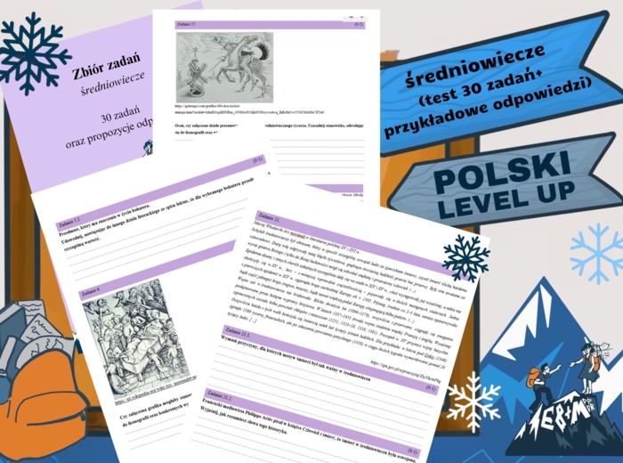 średniowiecze_test 30 zadań+ przykładowe odpowiedzi_Polski Level Up