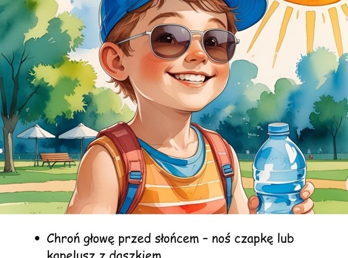 BEZPIECZNE WAKACJE - zestaw 16 plansz edukacyjnych