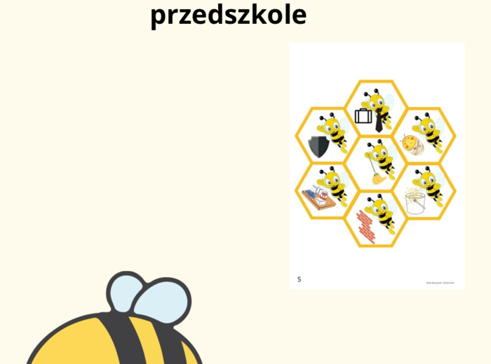 Dzień Pszczoły, przedszkole, karty pracy, edukacja przyrodnicza