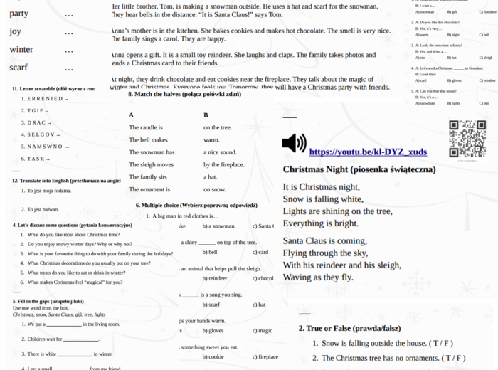 A1/A1plus - Christmas Magic - karta pracy (2025)