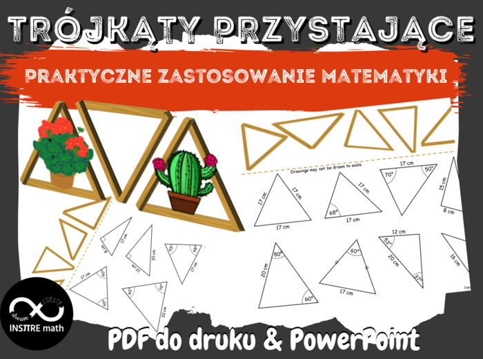 Przystawanie trójkątów. Projektant mebli. Trójkąty przystające. Praktyczne zastosowanie matematyki.