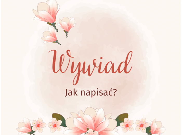 Wywiad - pomoc "Jak napisać" (forma książeczki)