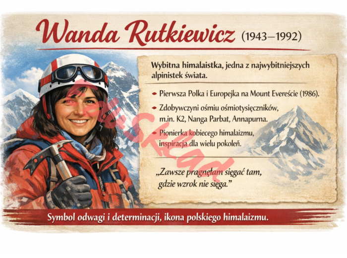 🌷 Zestaw plakatów edukacyjnych „Wybitne Polki” – Dzień Kobiet (8 marca)