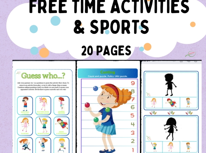 Summer: Free time activities part 1. Lato: Zabawy w czasie wolnym cz.1 Dobre dla SPE