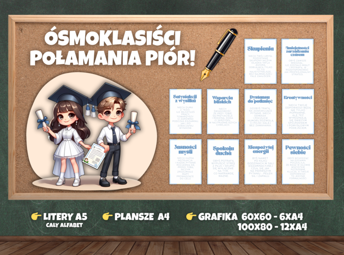 ÓSMOKLASIŚCI, POŁAMANIA PIÓR! gazetka dla Ósmoklasistów