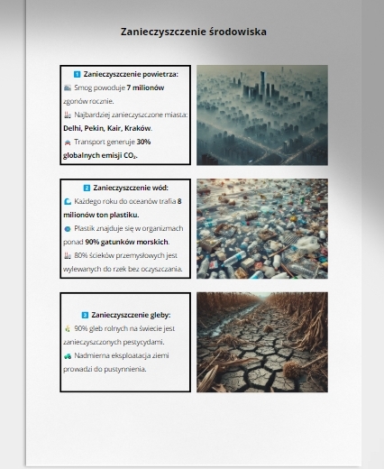 Jak zmienia się nasza planeta? Skutki działalności człowieka