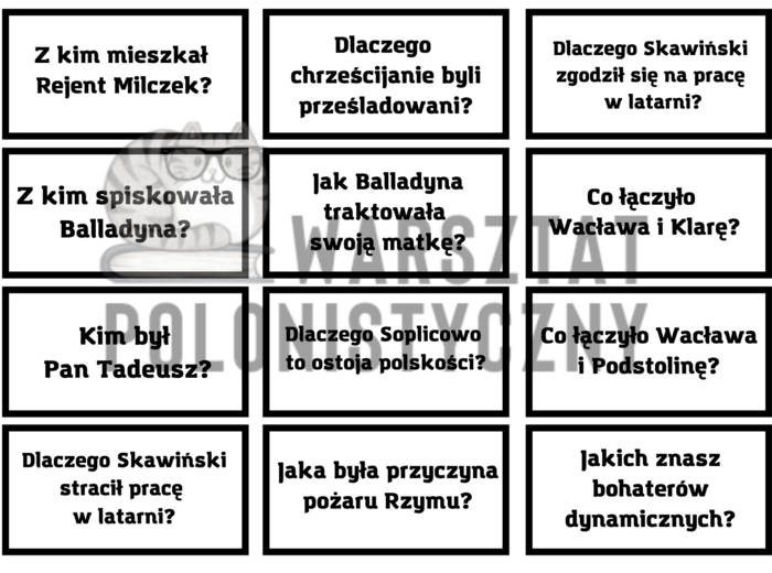 Lekturowe 8 sekund dla ósmoklasistów - klasyczne