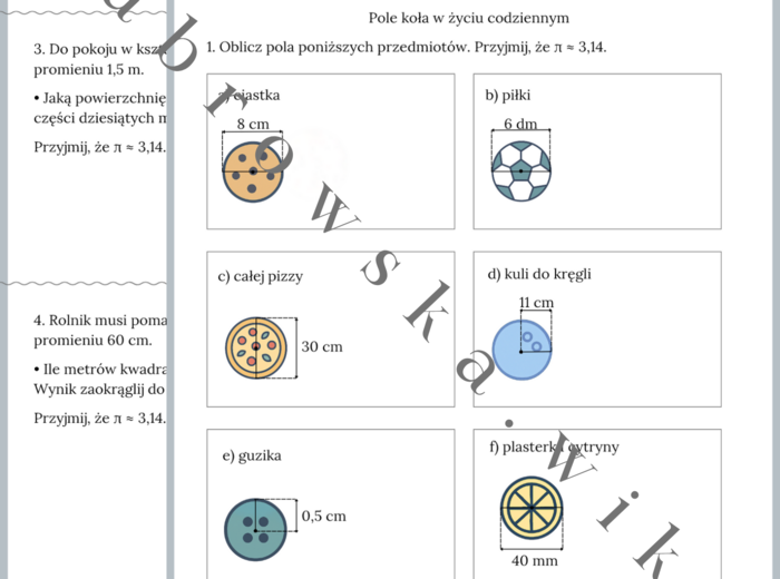 Pole koła w życiu codziennym